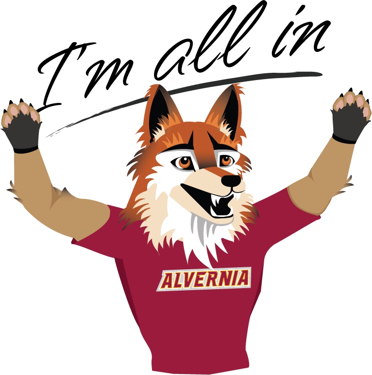 All In for Alvernia, "To Learn, To Love, To Serve"
