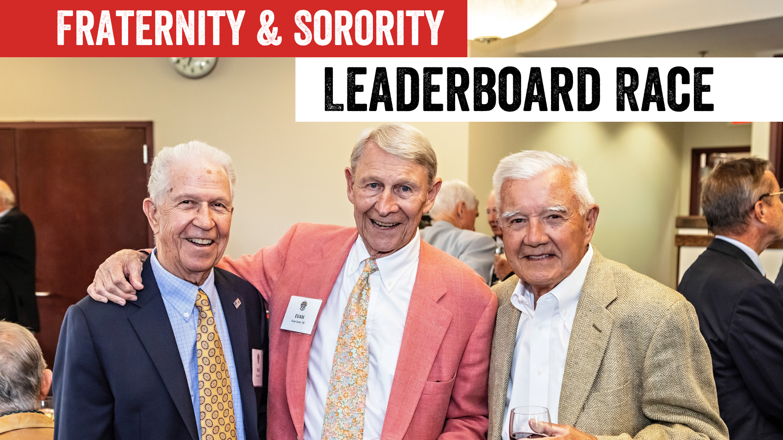 Evan Corns '59 photo with SAEs