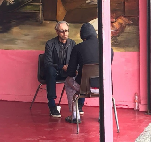 Recording migrants' stories, Tijuana