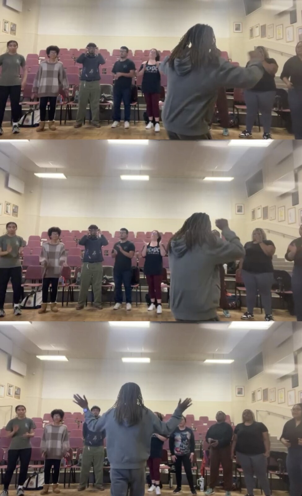 Gospel Gators Rehearsal