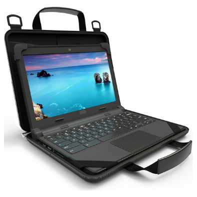 Chromebook with carry case