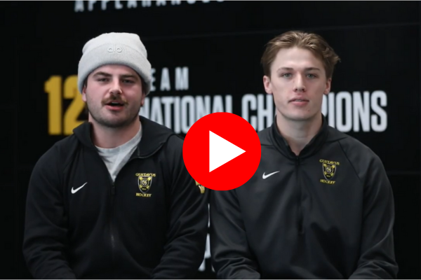 Nate Stone & Drew Holt, Men's Hockey Nate Stone & Drew Holt, Men's Hockey