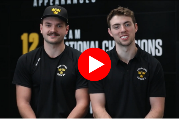 Christian Miller & Jackson McCarthy, Men's Hockey Christian Miller & Jackson McCarthy, Men's Hockey
