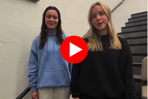 Choir Students, Hope and Laney Choir Students, Hope and Laney