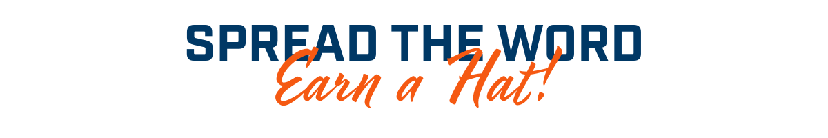 Spread the word, earn a hat!