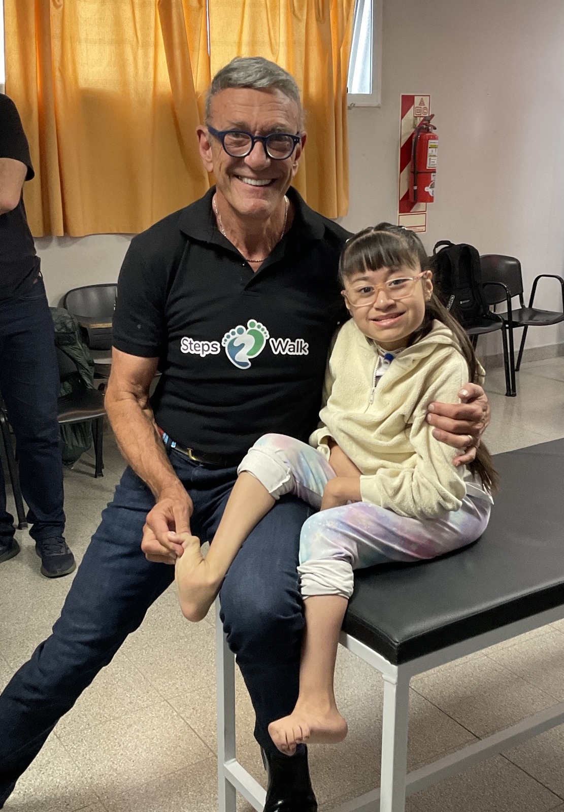 Doctor and Girl Seated Pre-op
