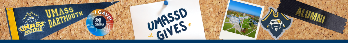 UMassD Gives Corkboard Banner