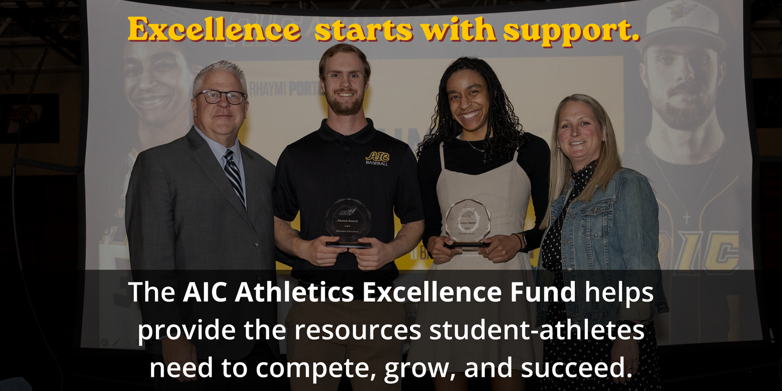 Make Your Gift to the AIC Athletics Excellence Fund Make Your Gift to the AIC Athletics Excellence Fund