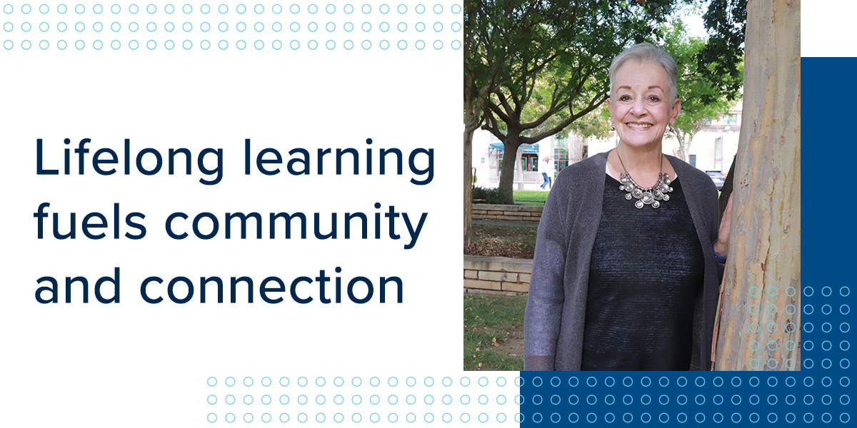 OLLI member and supporter Sandy Mansfield.