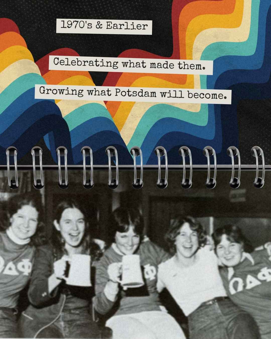 1970's & Earlier - Celebrating what made you. Growing what Potsdam will become.
