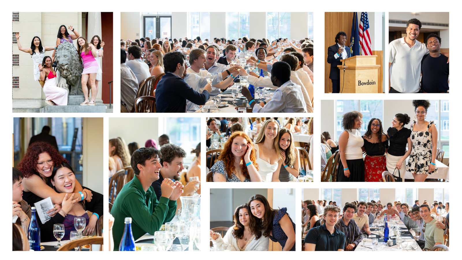 Collage of photos from 2026 Commencing Dinner