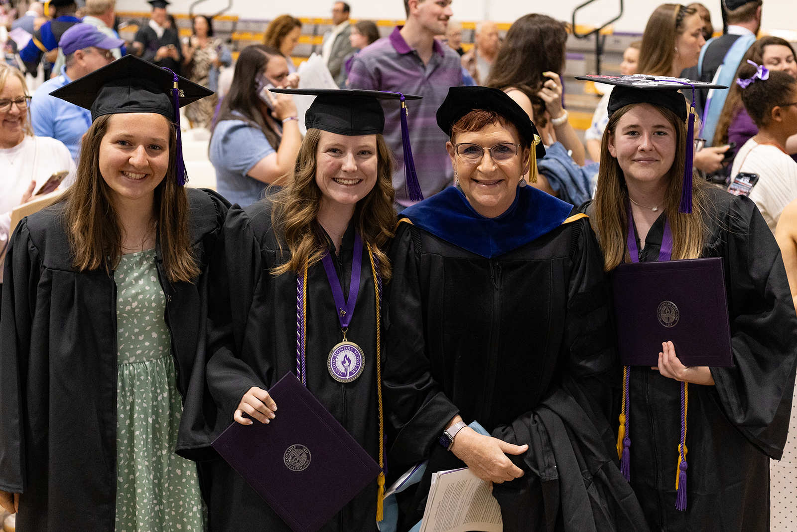 2026 Graduates with the Academic Dean, Dr. McEwen
