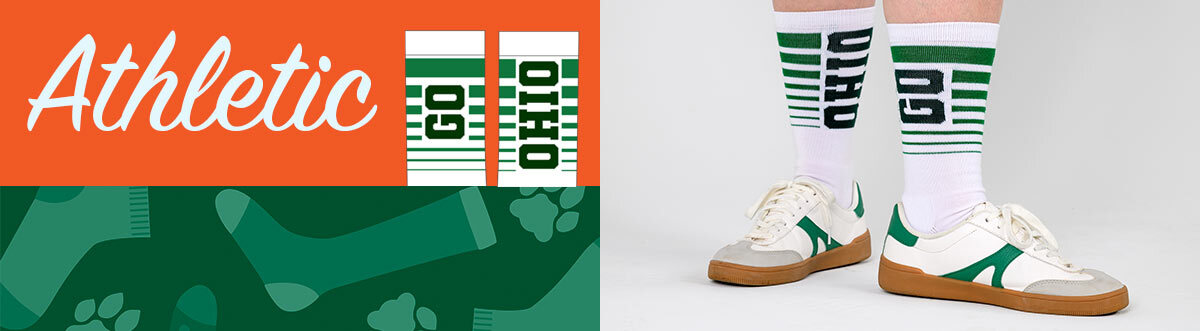 Ohio University Socktober - Athletic Socks