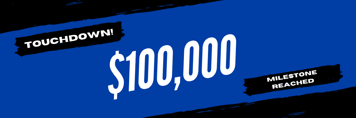 Raise Our Game has reached $100,000. Raise Our Game has reached $100,000.