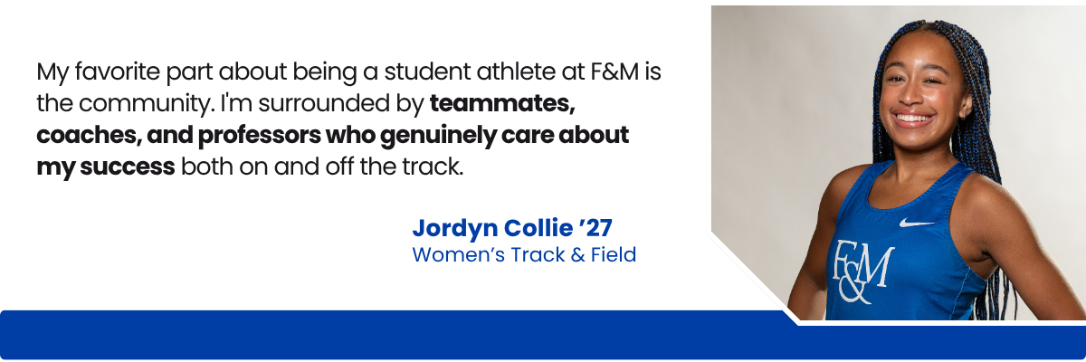 Quote from runner Jordyn Collie '27 Quote from runner Jordyn Collie '27