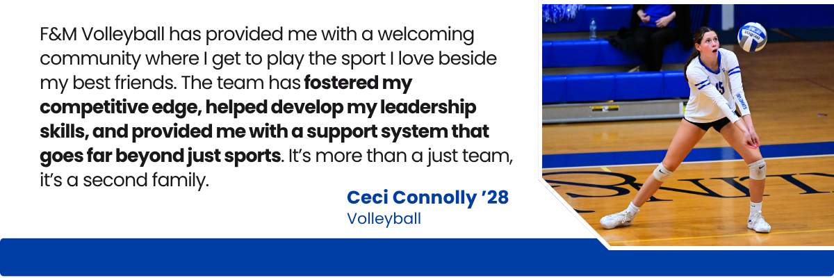 Quote from volleyball player Ceci Connolly '28 Quote from volleyball player Ceci Connolly '28