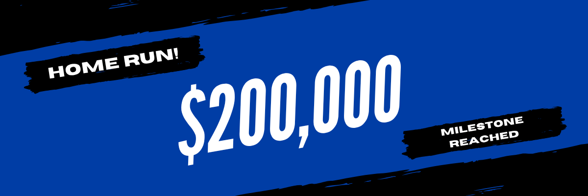 $200,000 milestone reached $200,000 milestone reached