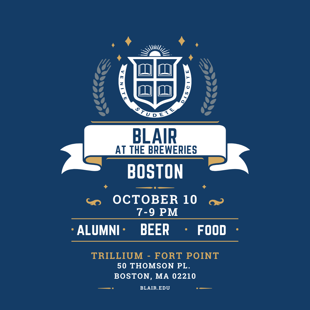 Landing page image for Boston - Blair at the Breweries