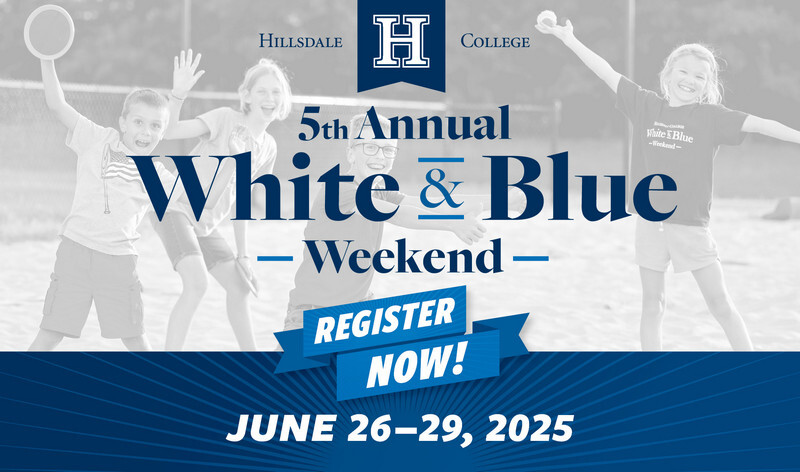Landing page image for White & Blue Weekend 2025