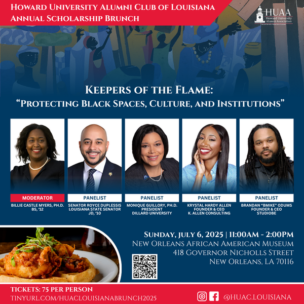 Landing page image for HUAC of Louisiana Annual Scholarship Brunch