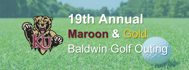 Landing page image for 19th Annual George Baldwin Maroon & Gold Golf Outing