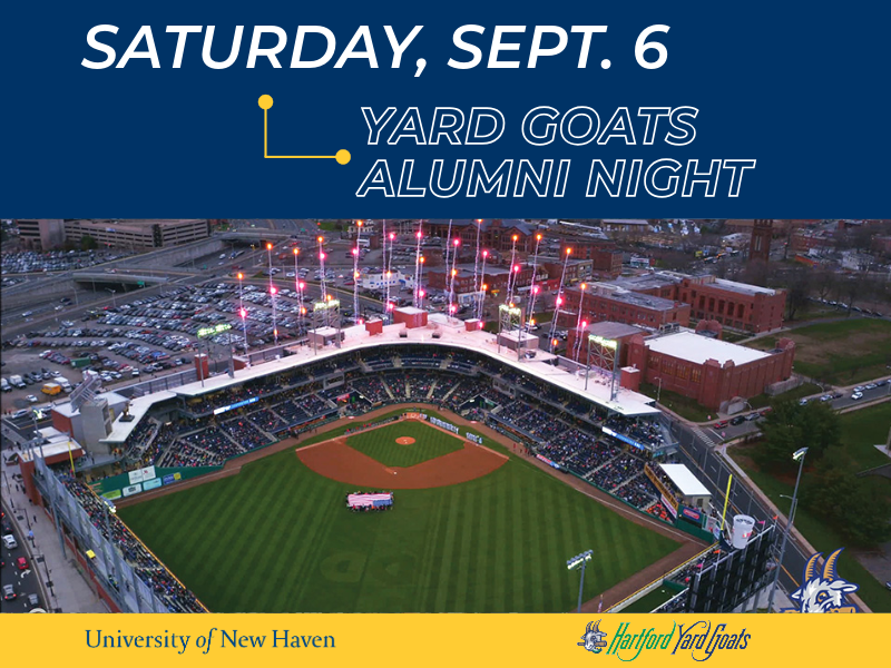 Landing page image for ​2025 Alumni Night at the Hartford Yard Goats